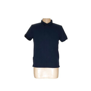 Hudson Blue Polyester Men's Polo Shirt - Size M